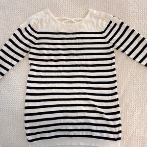 Seraphine nursing and maternity striped sweater, size XS